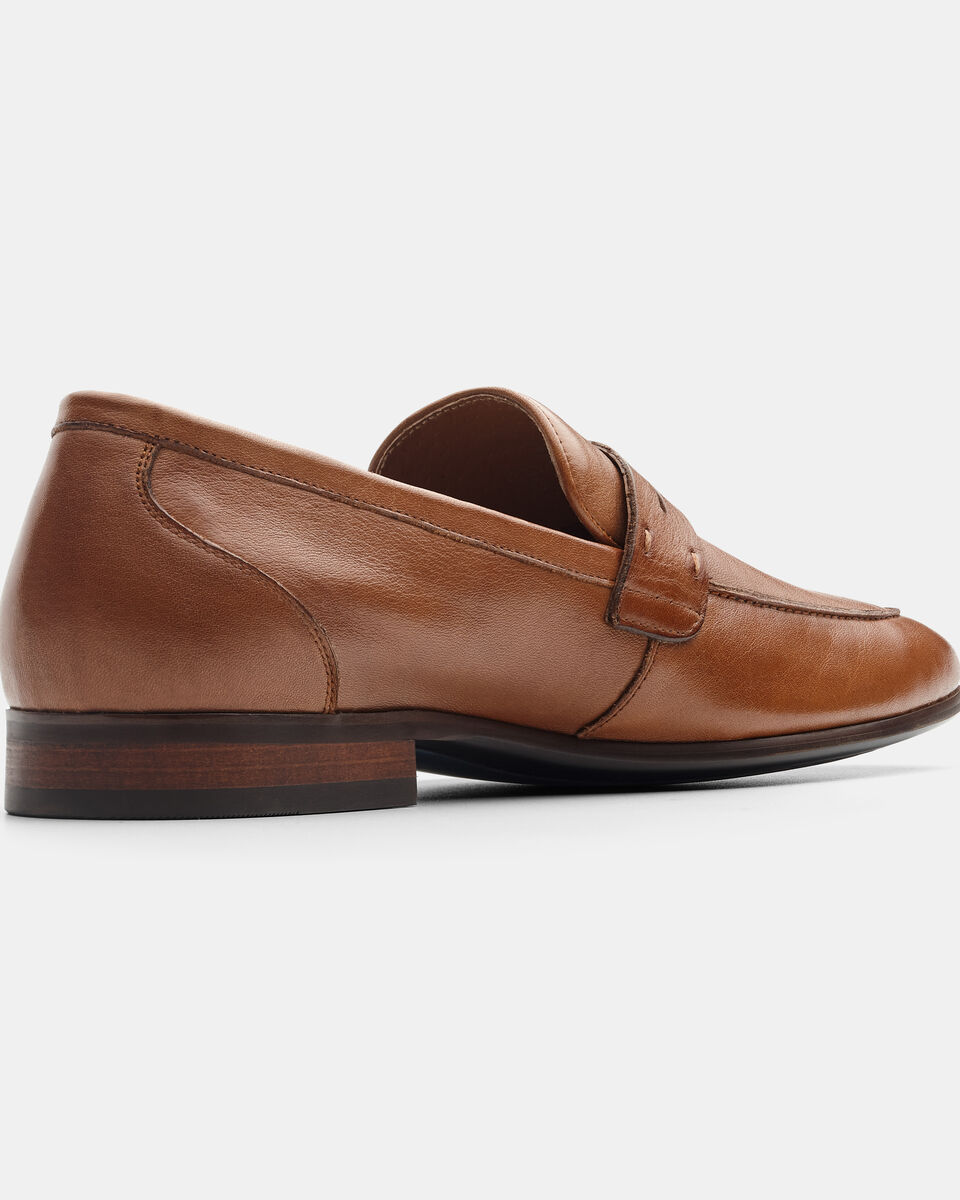 Teramo Leather Loafer, Whiskey, hi-res